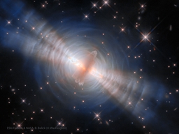 The Egg Nebula from the Hubble Telescope