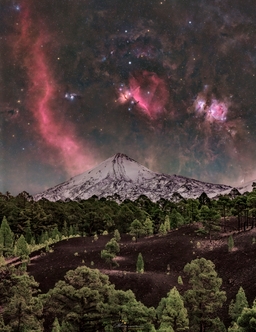 Orion over Mount Teide