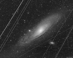 Andromeda before Photoshop