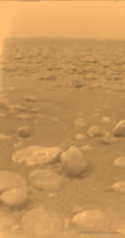 The Surface of Titan from Huygens