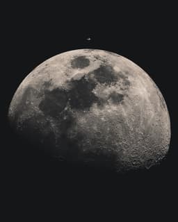 The ISS Transits the Moon